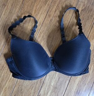 Marie Jo L’Aventure Tom Padded Bra 32D Black Convertible Straps Luxury Lingerie